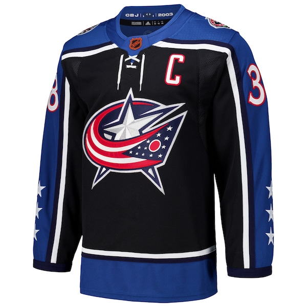 Boone Jenner Columbus Blue Jackets adidas Reverse Retro 2.0 Authentic Player Jersey - Black