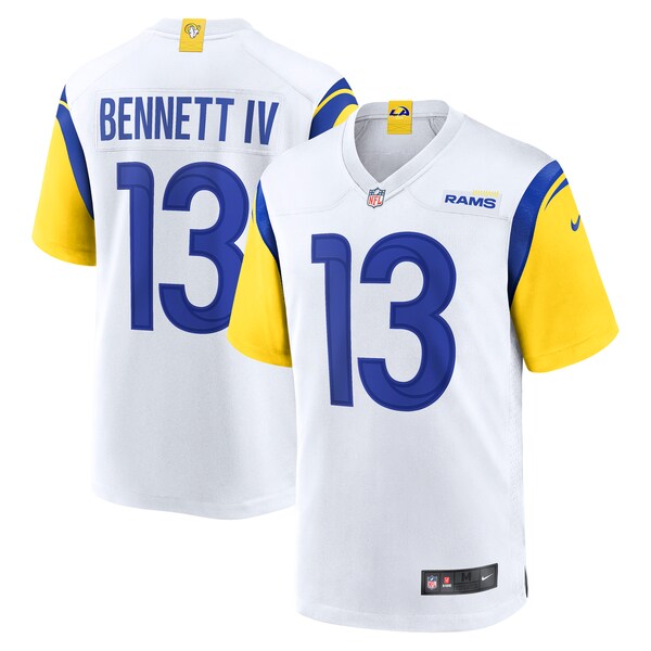 Stetson Bennett Los Angeles Rams Nike  Game Jersey - White/Royal