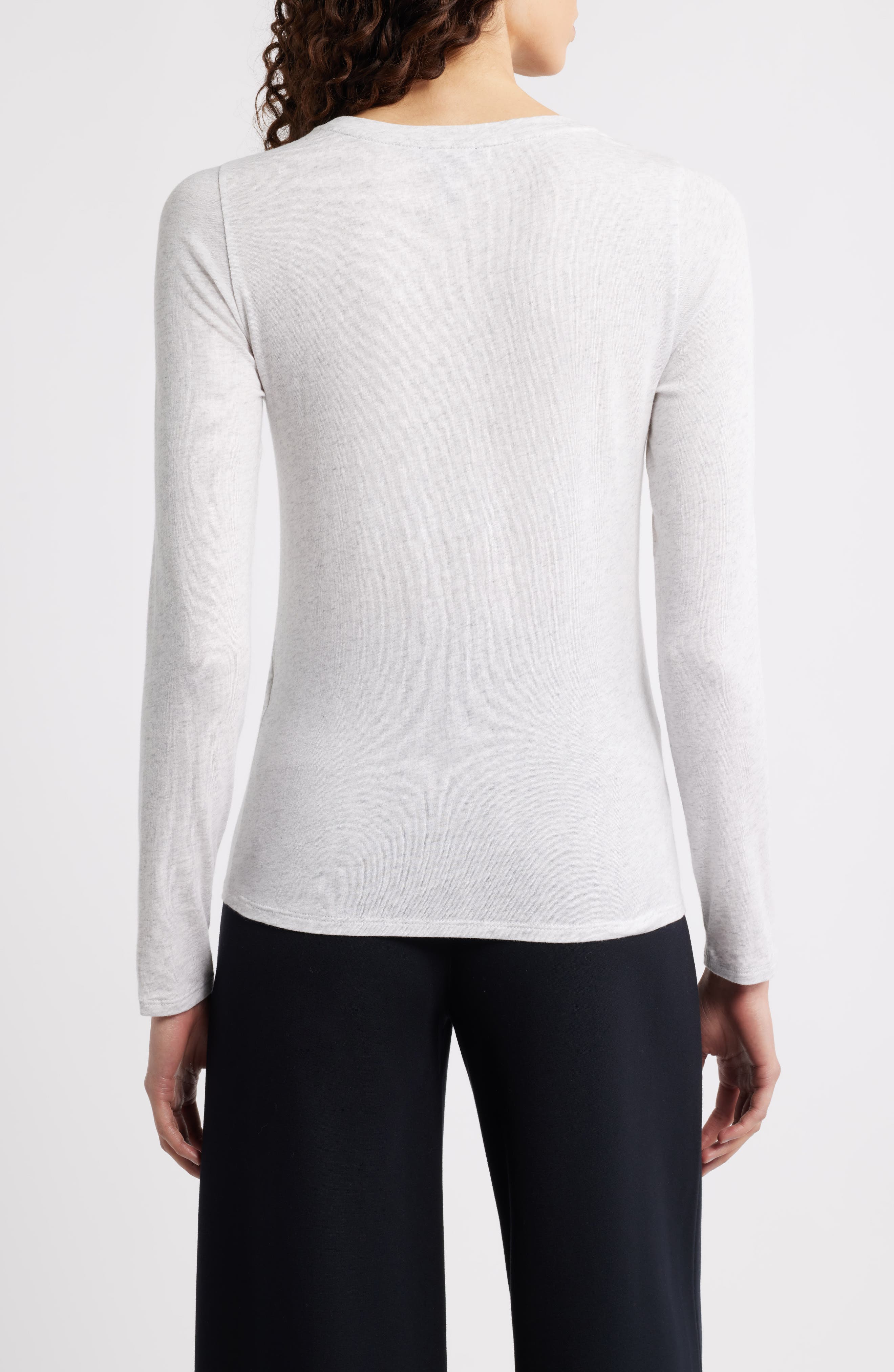 Eileen Fisher Crewneck Long Sleeve Top