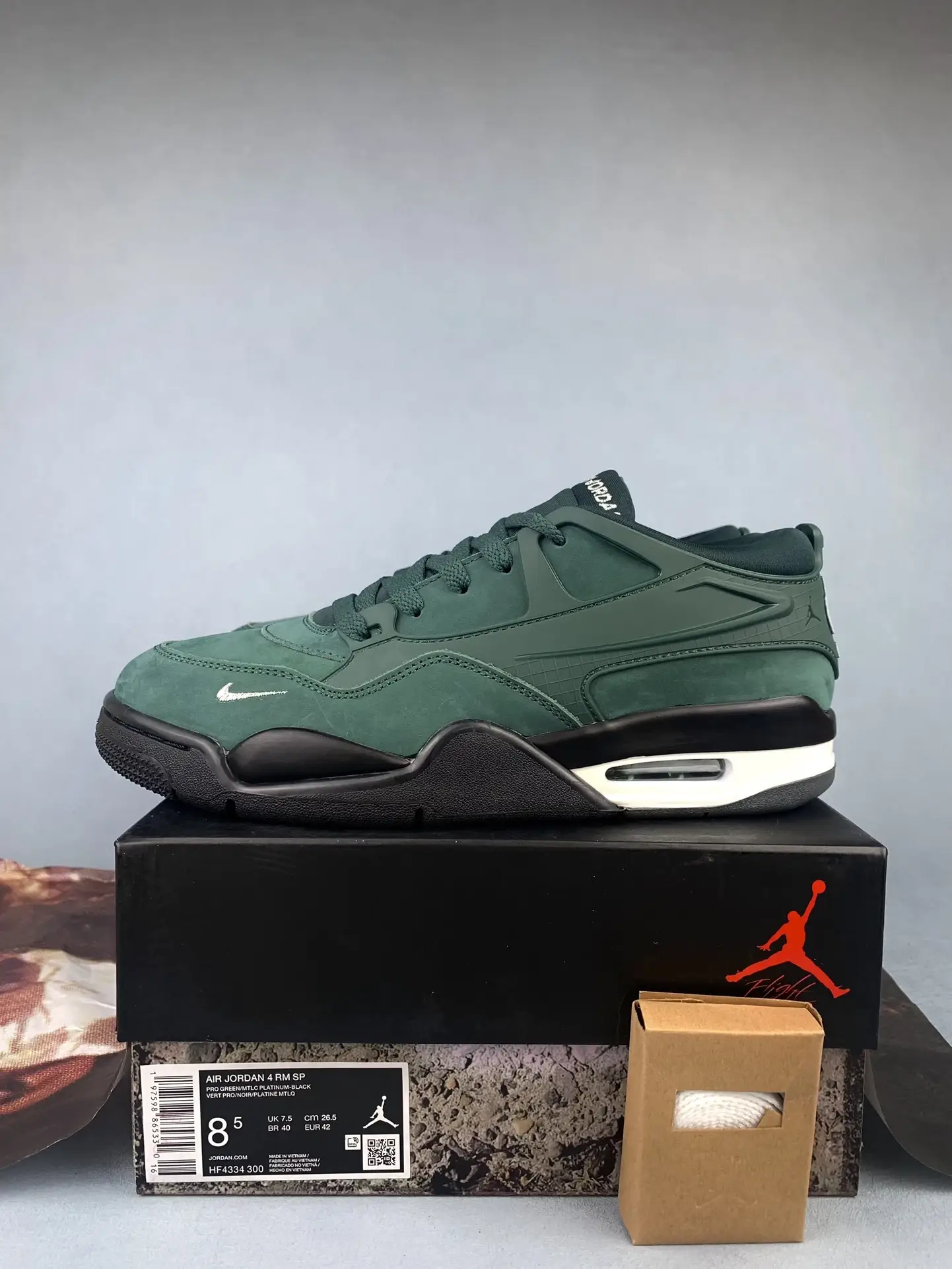 Nigel Sylvester x Air Jordan 4 RM SP “Pro Green” Shoes product photo from LabelPicks