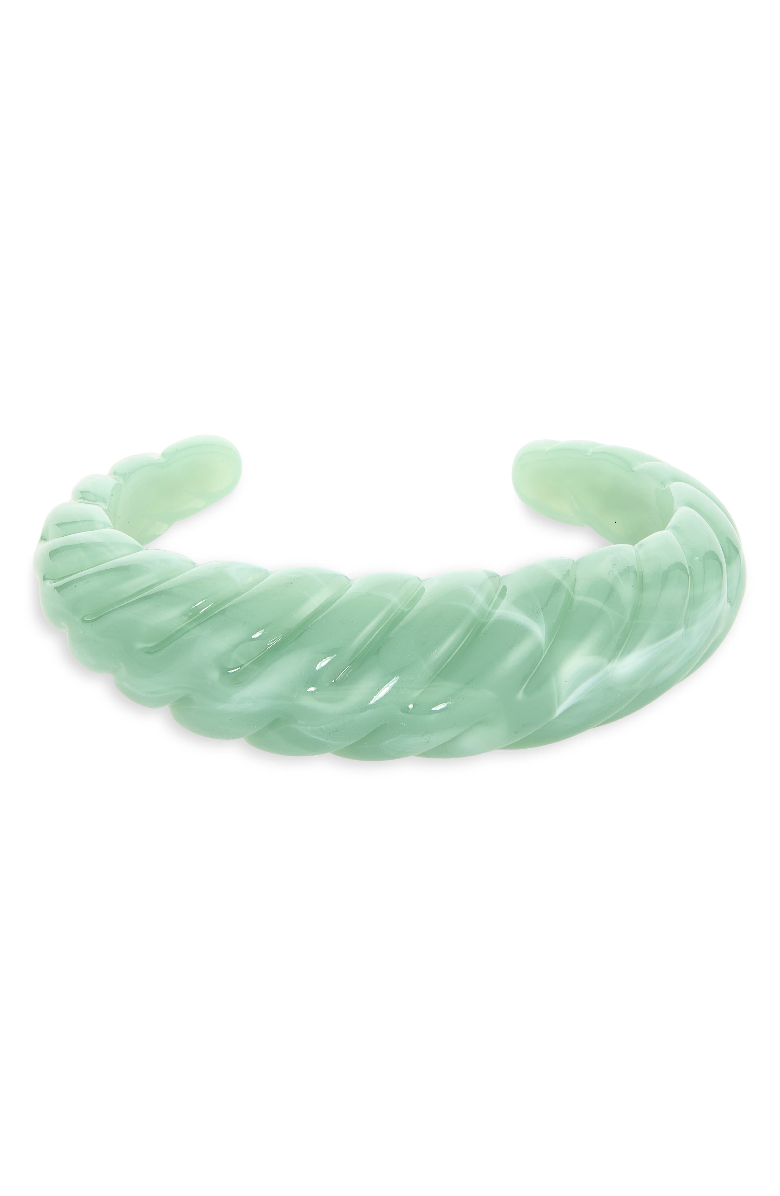 NORDSTROM RACK Twisted Acrylic Cuff Bracelet