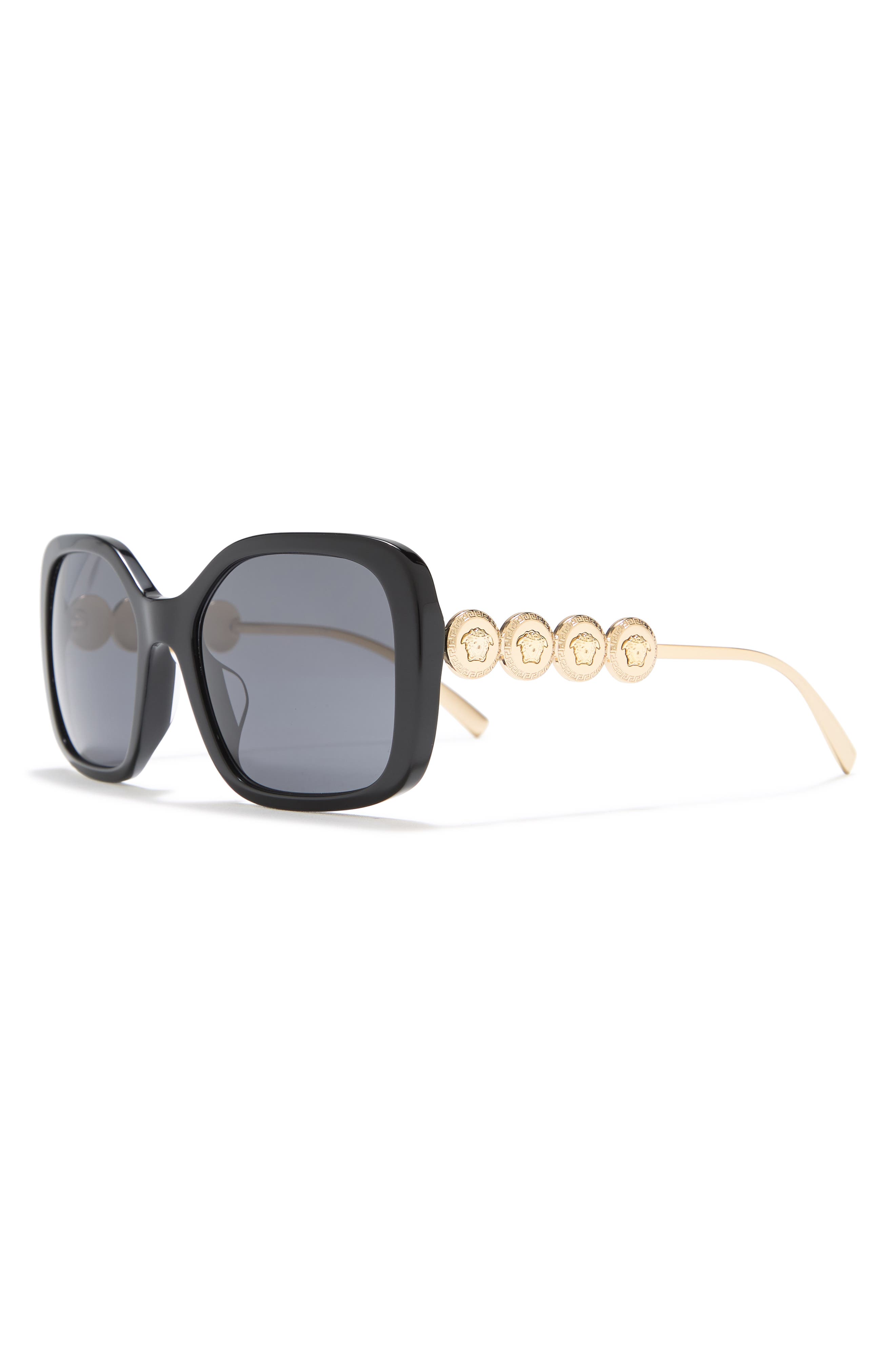 Versace 53mm Oversized Sunglasses