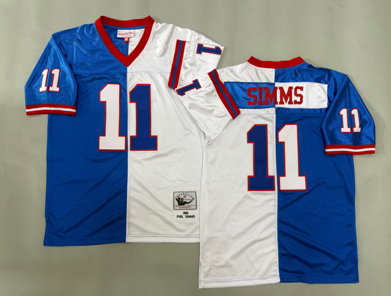 Marcus Allen  New York Giants Authentic  Split Throwback Retired Player Jersey