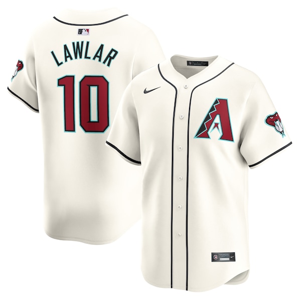 Jordan Lawlar Arizona Diamondbacks Nike Home Limited Player Jersey - White