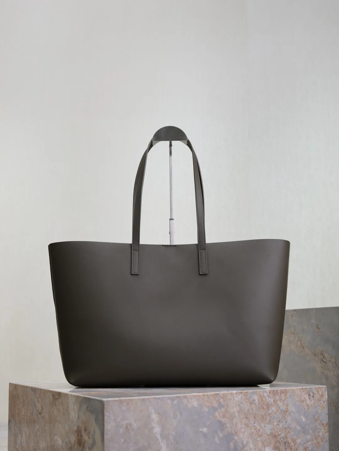 Saint Laurent Green Calfskin Tote Bag product photo from LabelPicks