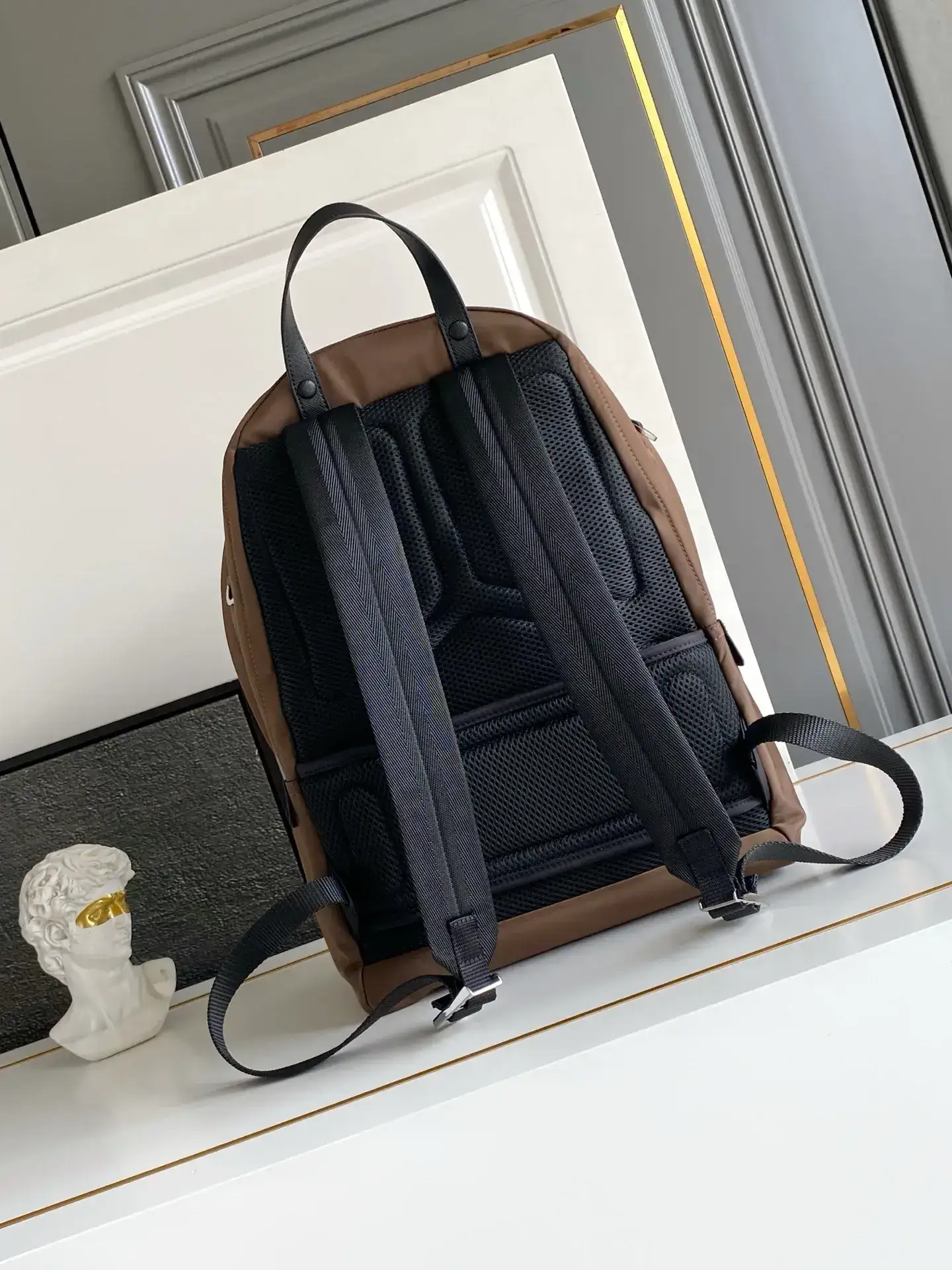 Prada Grained Leather Backpack product photo from LabelPicks