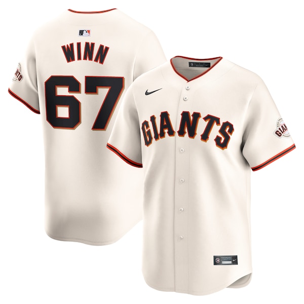 Keaton Winn San Francisco Giants Nike Home Limited Player Jersey - Cream/Gray