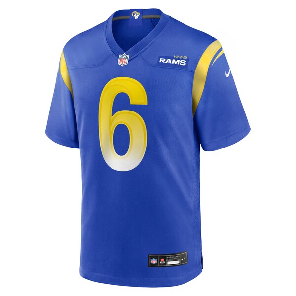Nick Hampton Los Angeles Rams Nike Team Game Jersey -  Royal