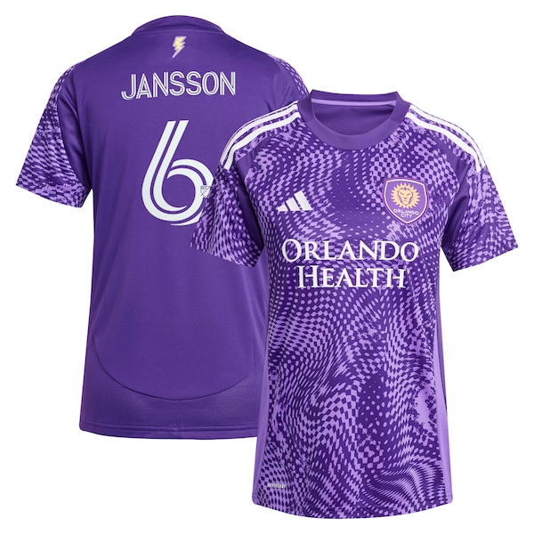 Robin Jansson Orlando City SC adidas Women's 2025 Perfect Storm Replica Player Jersey - Purple