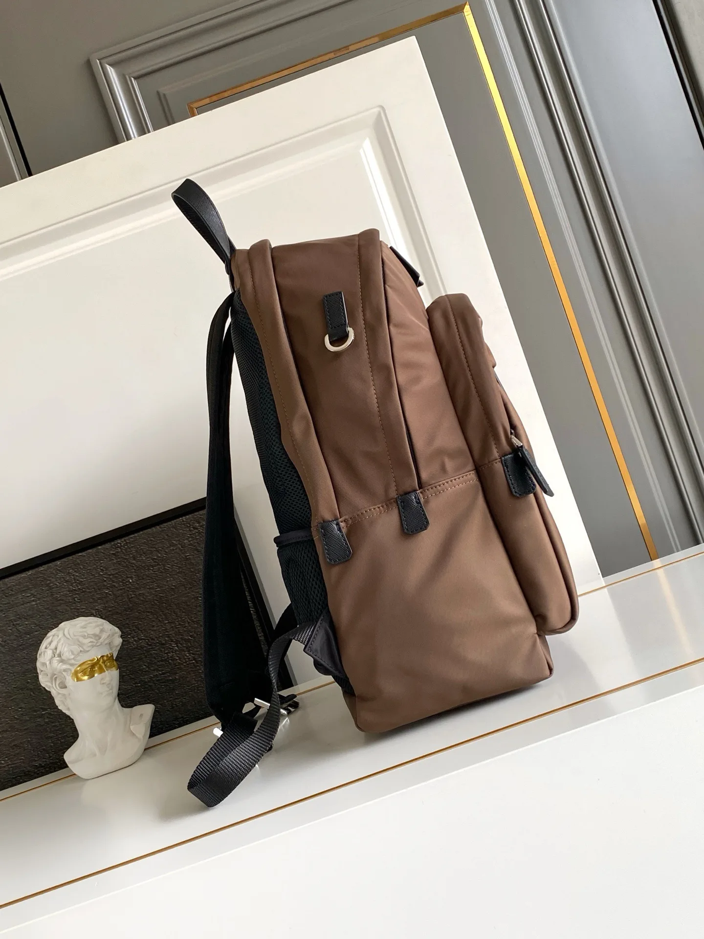 Prada Grained Leather Backpack product photo from LabelPicks