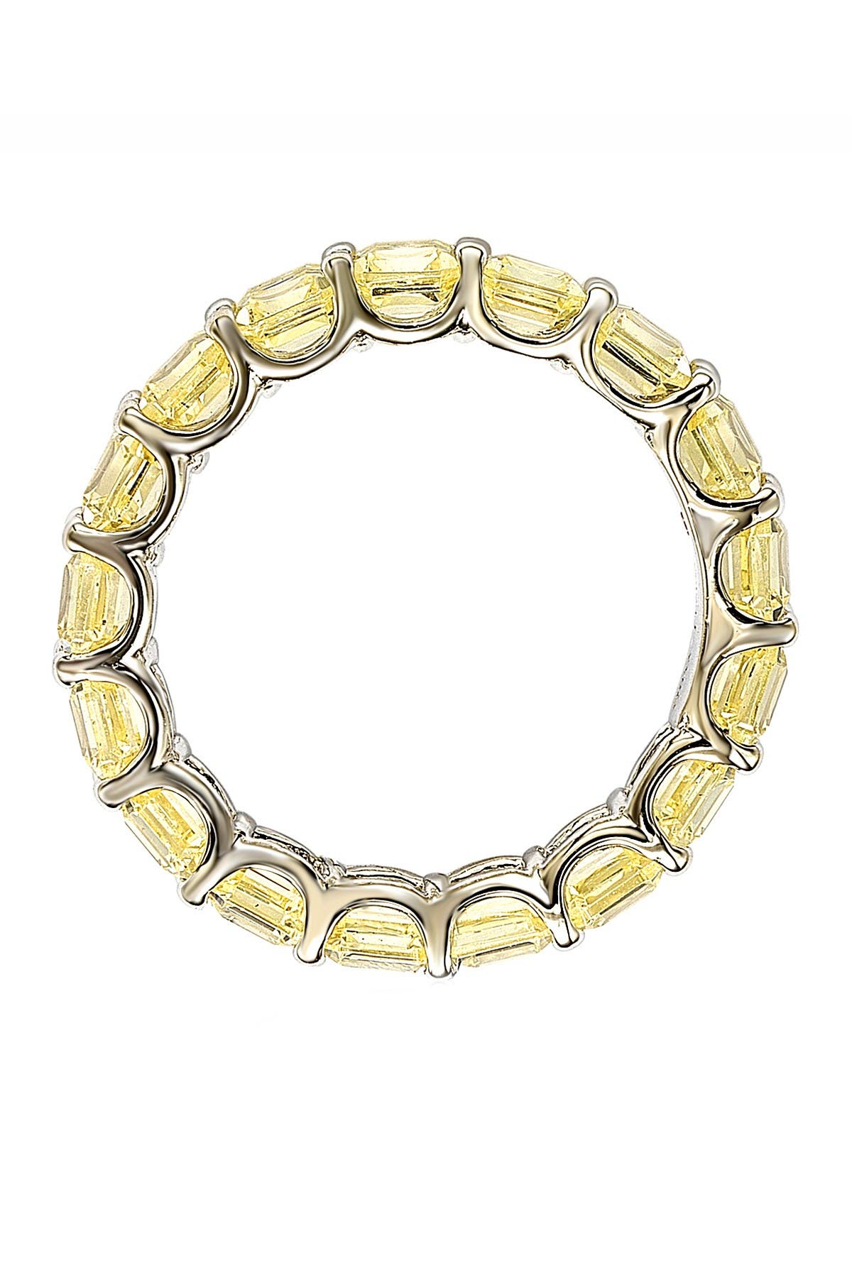SUZY LEVIAN Cubic Zirconia Modern Eternity Band Ring