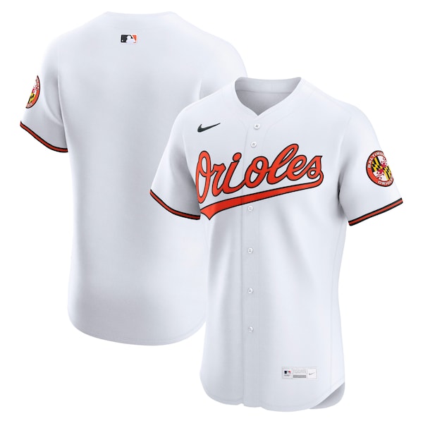 Baltimore Orioles Nike Home Elite Jersey - White