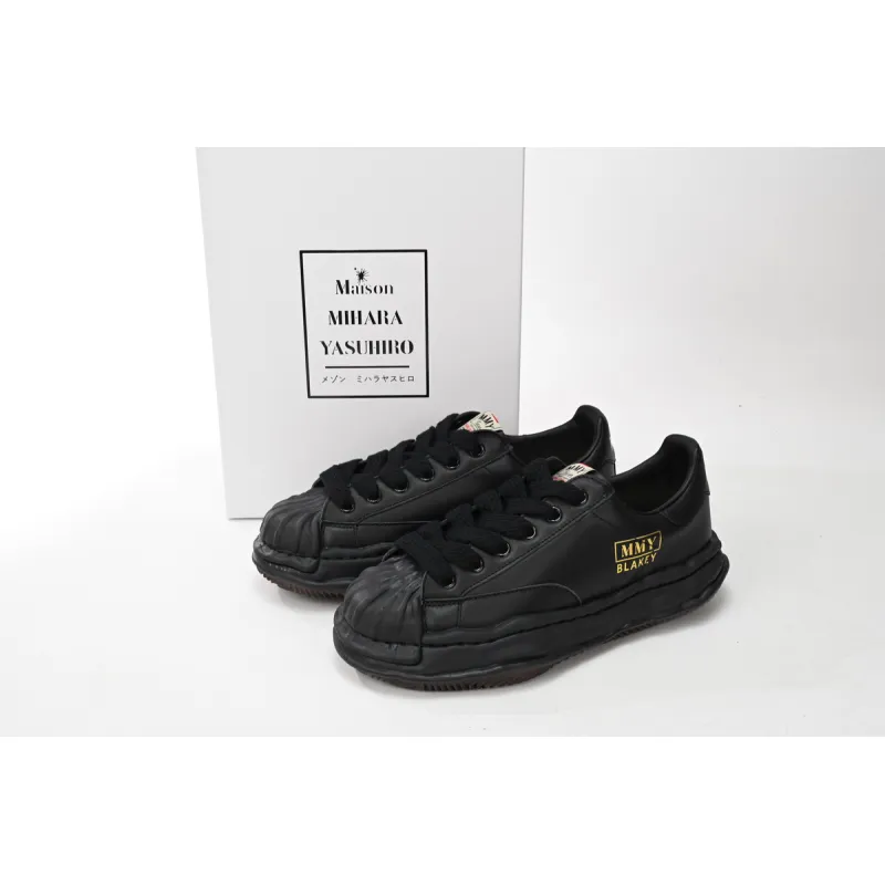 Maison Mihara Yasuhiro Blakey OG Sole Leather Low Black