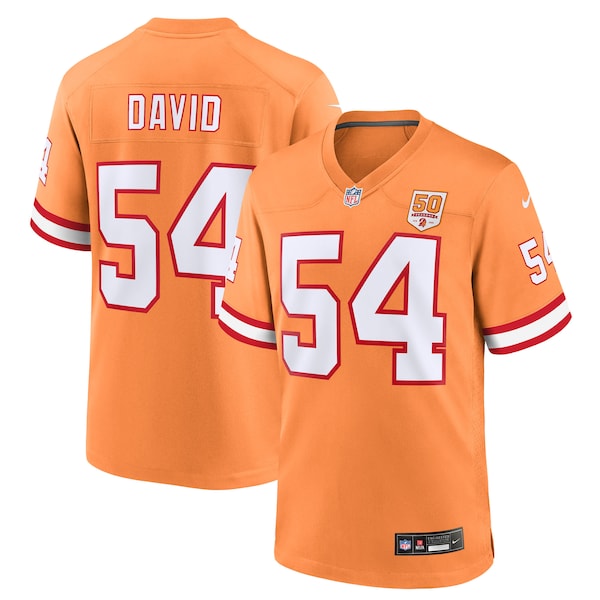 Lavonte David  Tampa Bay Buccaneers Nike 50th Season Game Jersey - Creamsicle/Red