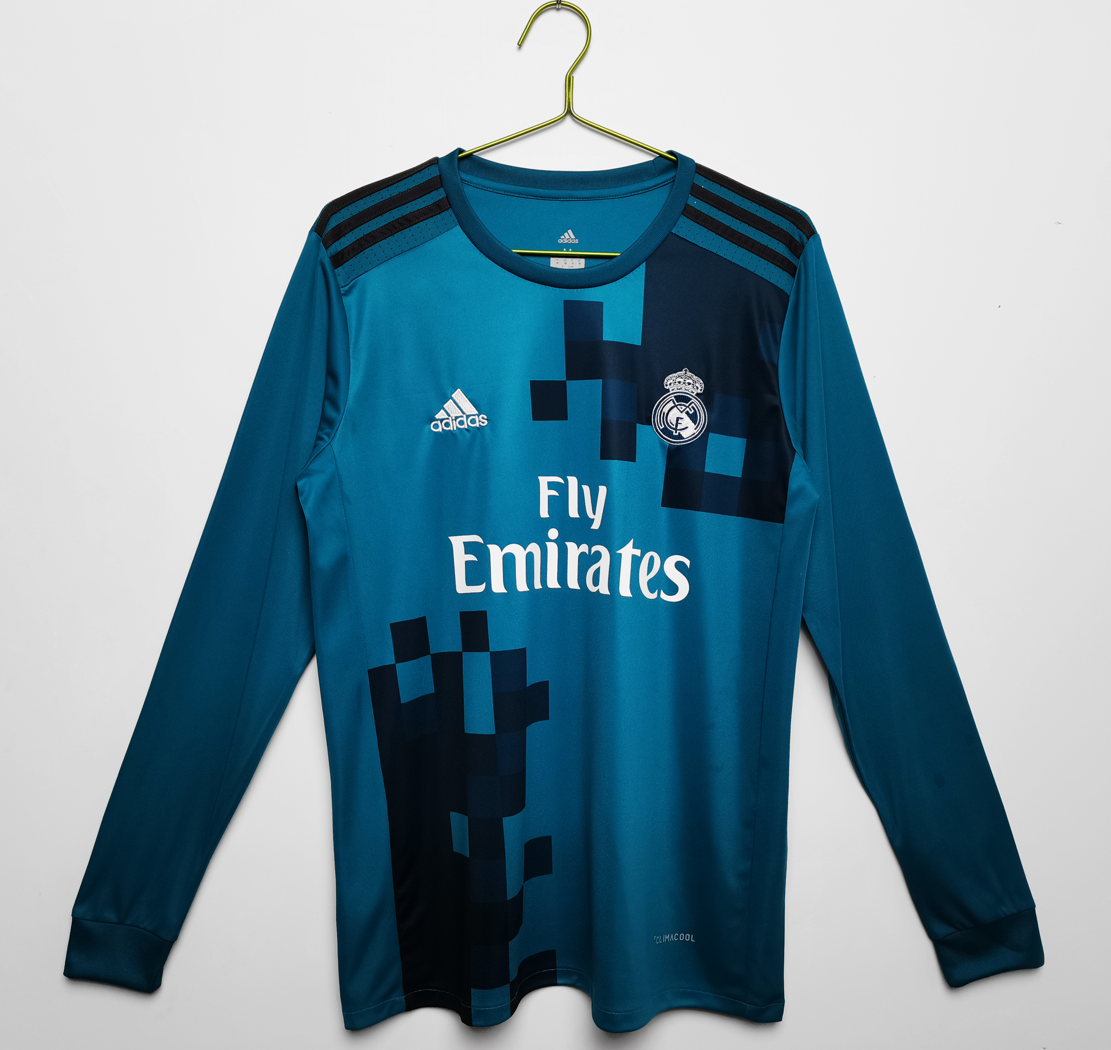 Los Merengues Long Sleeve 2017-18 Away Vintage Jersey