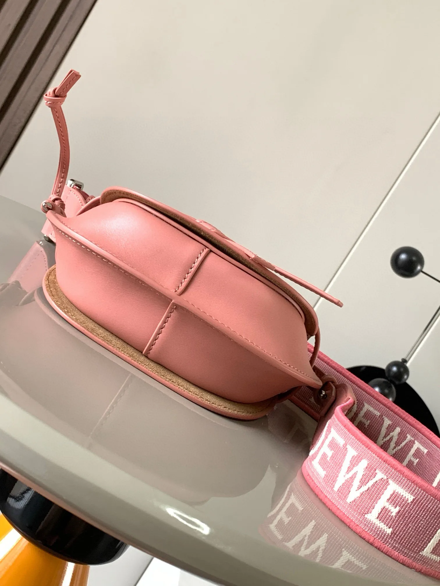 Loewe Pink Calfskin Shoulder Bag product photo from LabelPicks