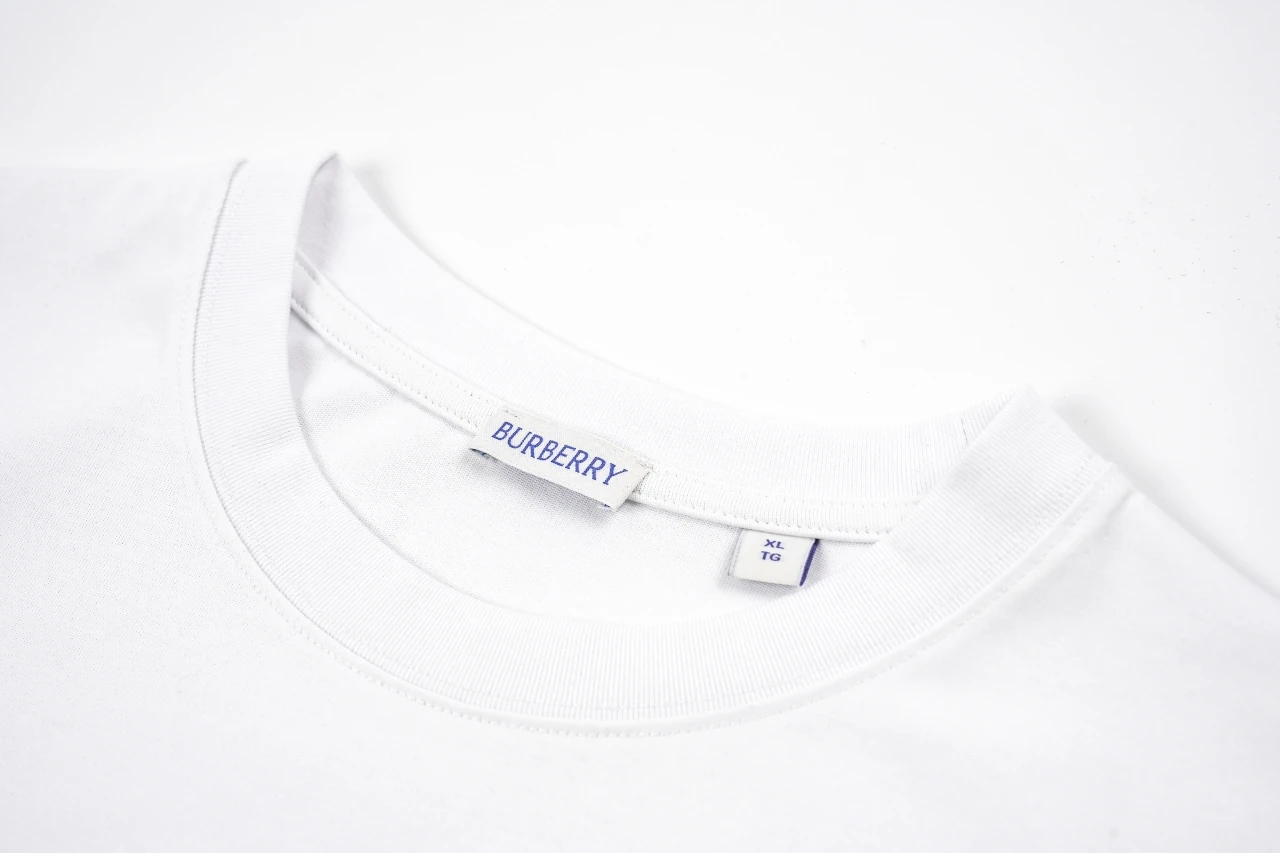 Burberry White Arched Letter Equestrian Knight Print T-Shirt product photo from LabelPicks