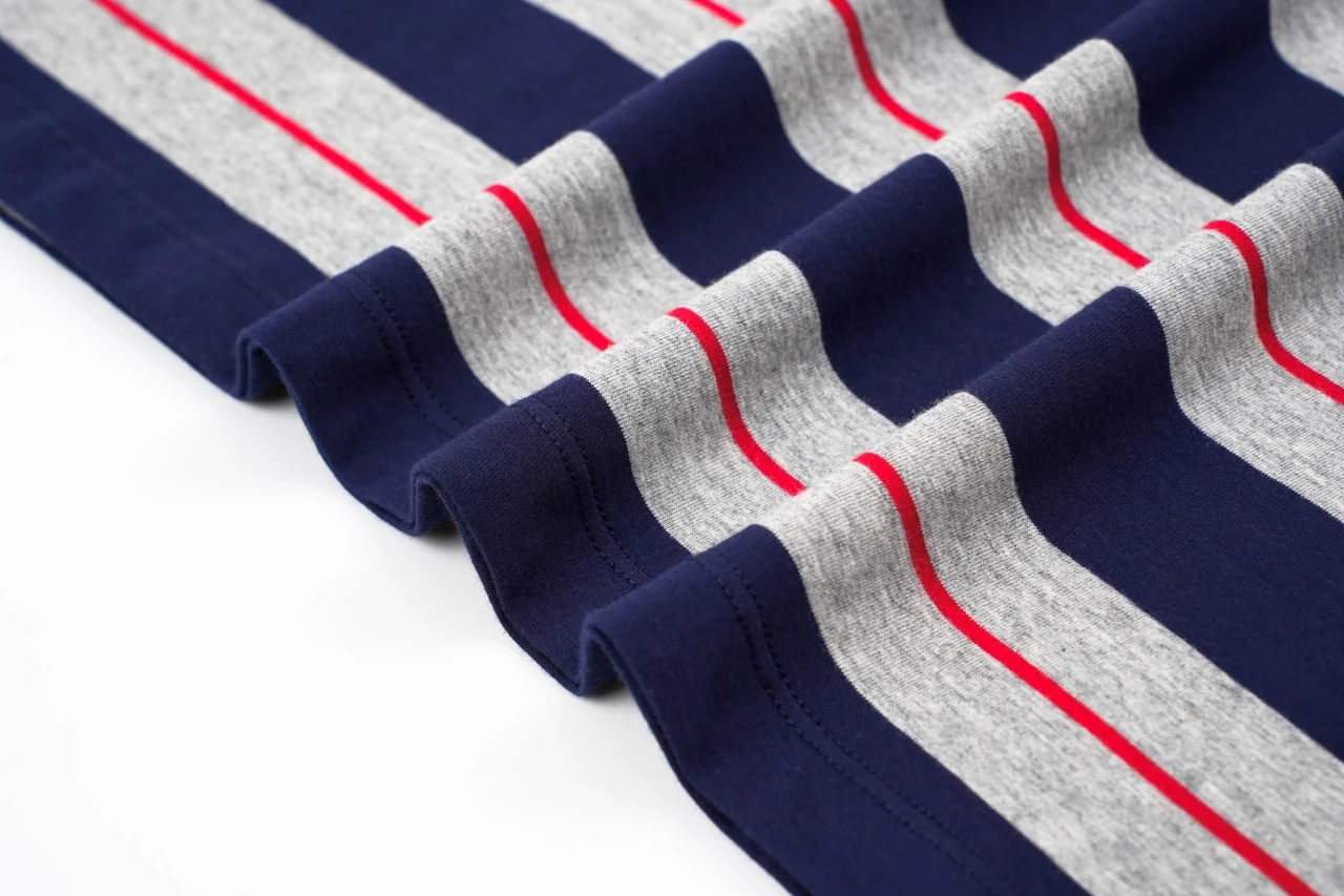 Miu Miu Navy Pink Stripe Pocket Long Sleeve T-Shirt product photo from LabelPicks
