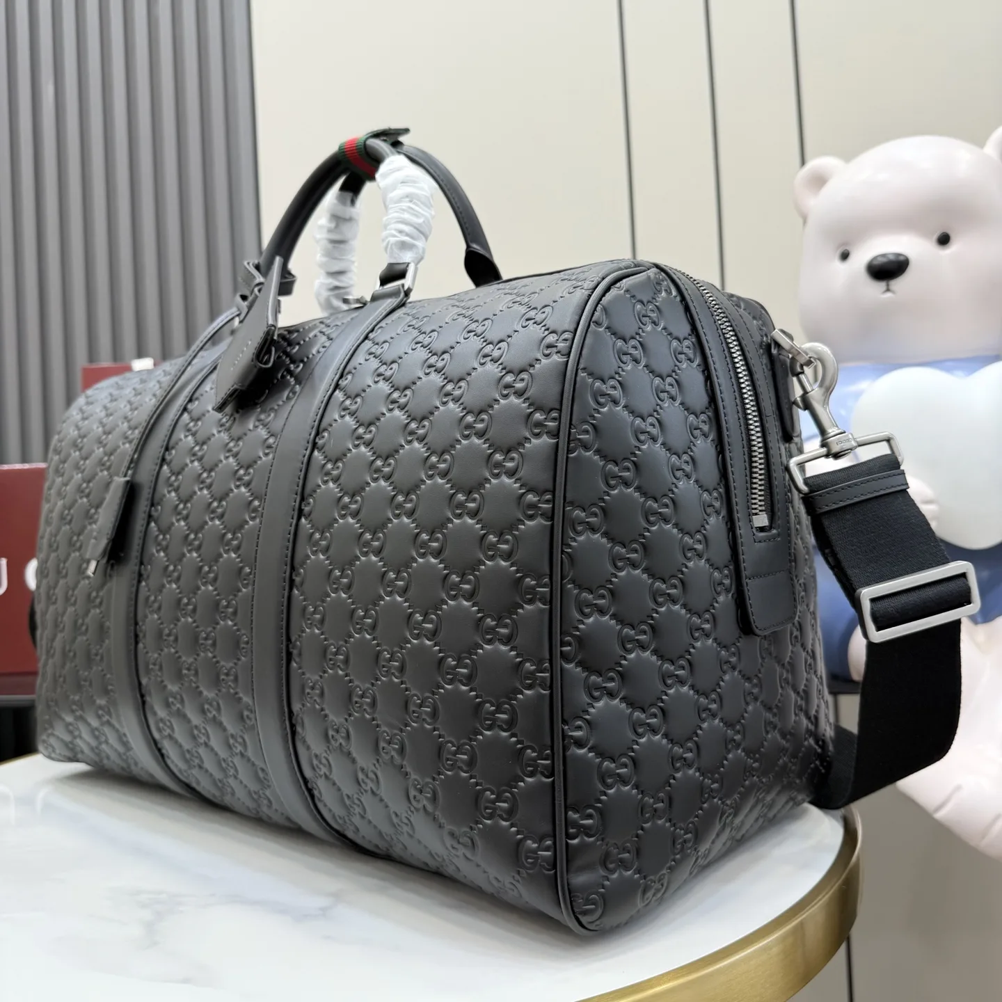 Gucci Black Smooth Leather Tote Bag product photo from LabelPicks