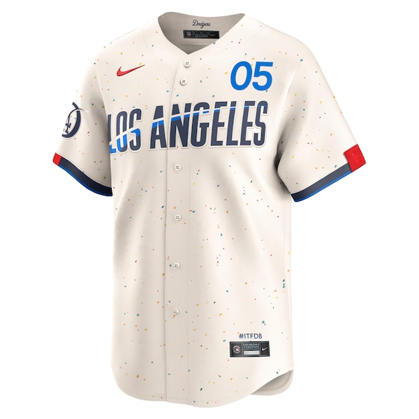 Freddie Freeman Los Angeles Dodgers Nike 2024 City Connect Limited Player Jersey - Cream