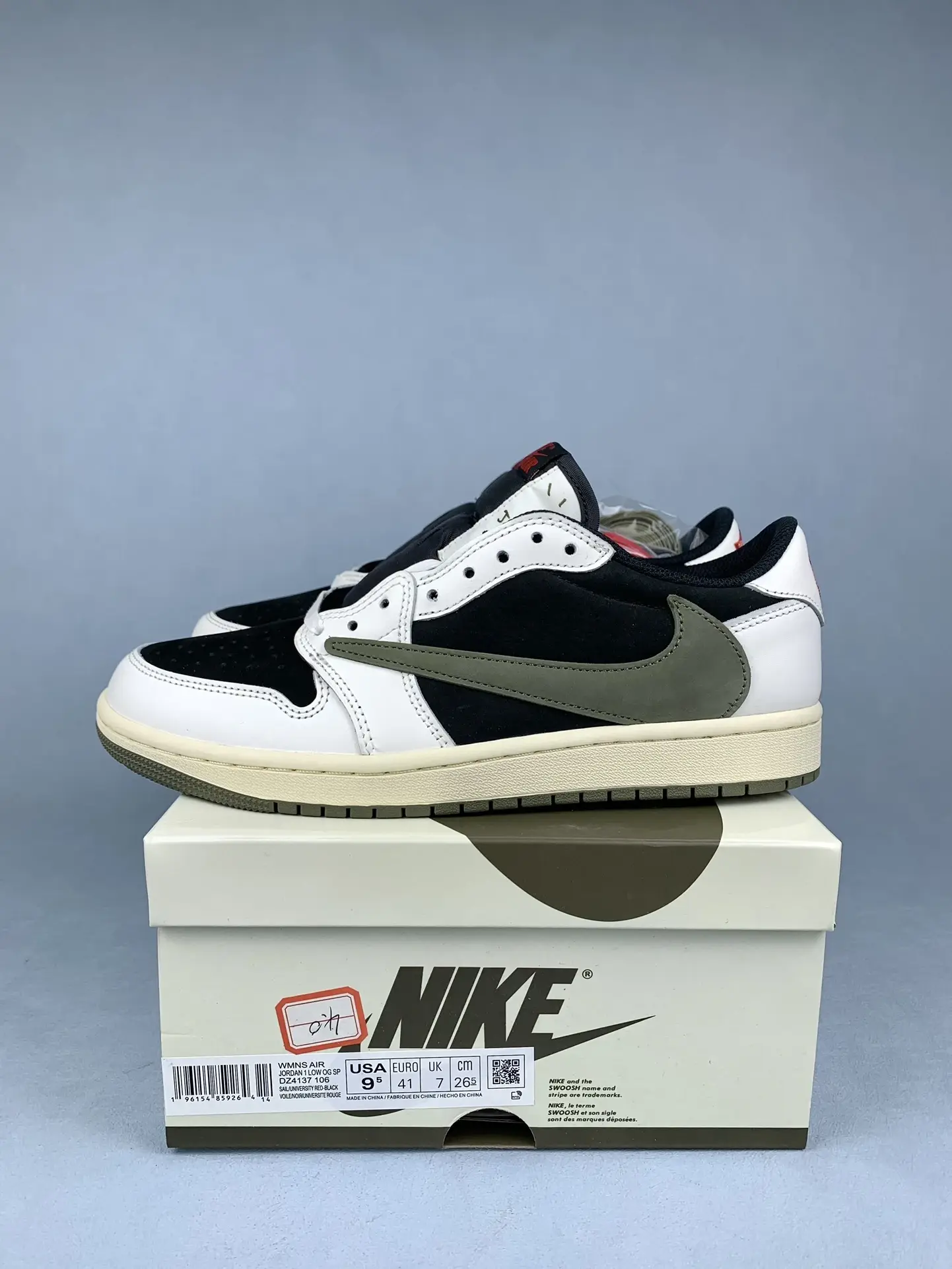 Travis Scott x Air Jordan 1 Low OG “Olive” Shoes product photo from LabelPicks
