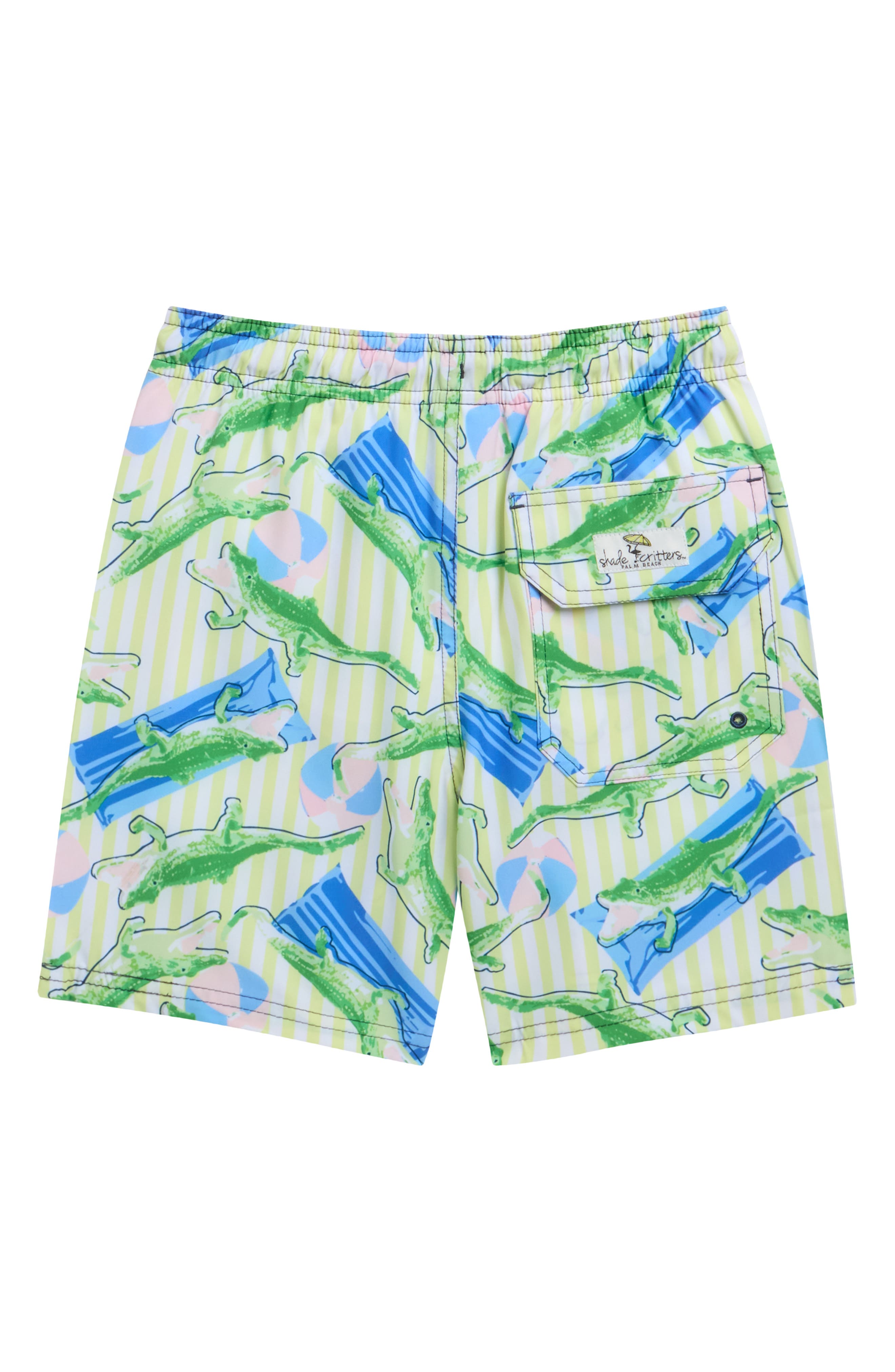 Shade Critters Kids' Beach Gator Swim Shorts