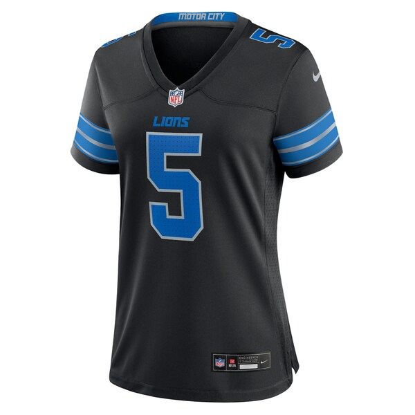David Montgomery Detroit Lions Nike Women's 2nd Alternate Game Jersey - Black