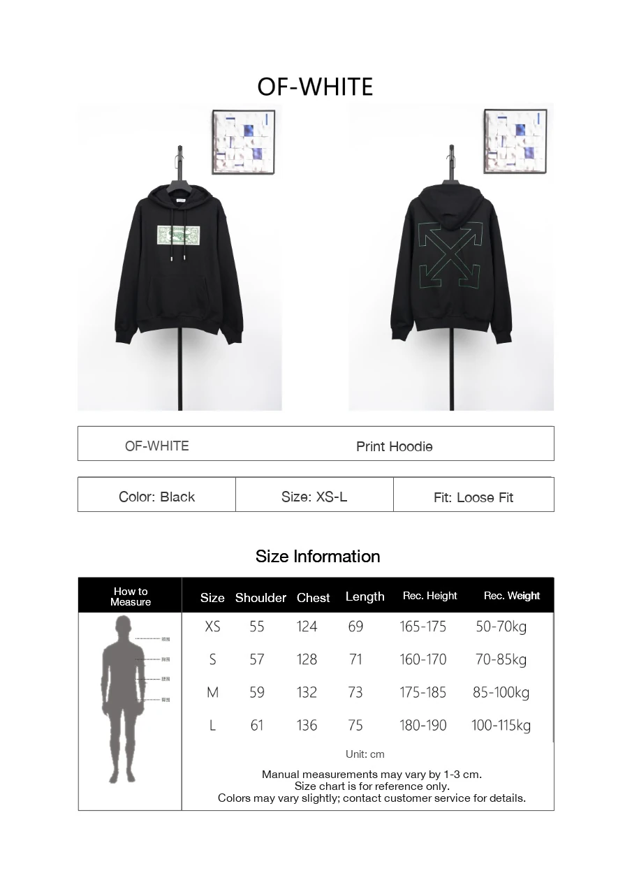 Off-White Black Dollar Arrow Graphic Hoodie product photo from LabelPicks