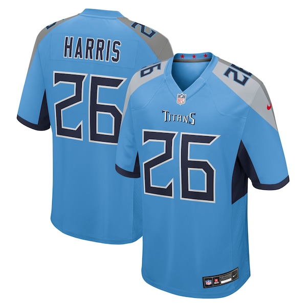 Marcus Harris Tennessee Titans Nike Team Game Jersey -  Light Blue