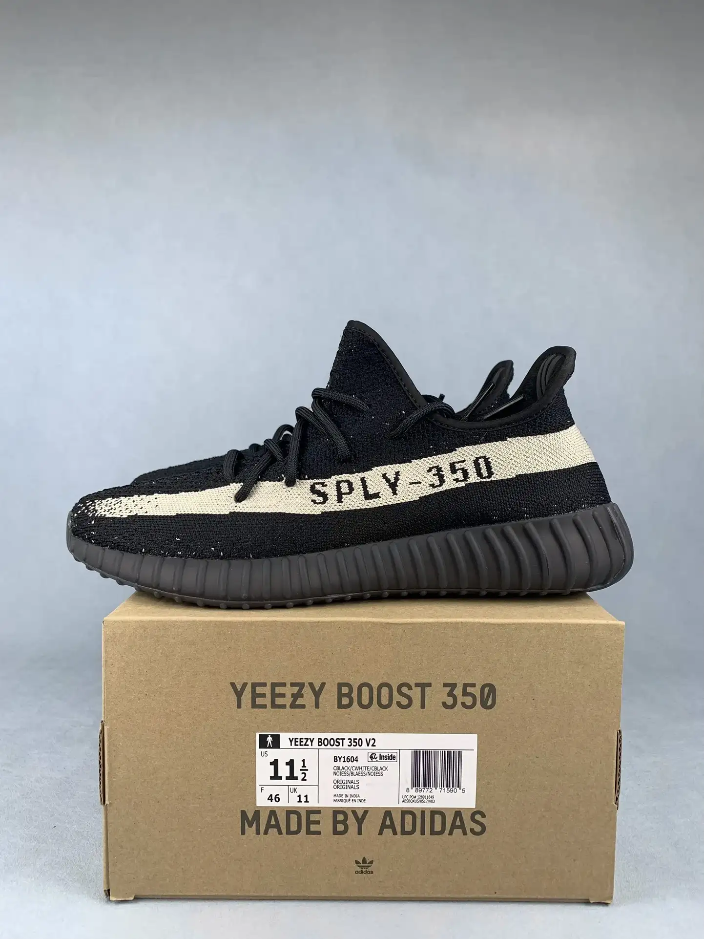 adidas Yeezy Boost 350 V2 Core Black White Shoes product photo from LabelPicks