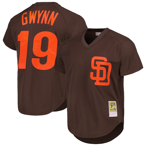 Tony Gwynn San Diego Padres  Authentic Batting Practice Jersey - Brown/Gold