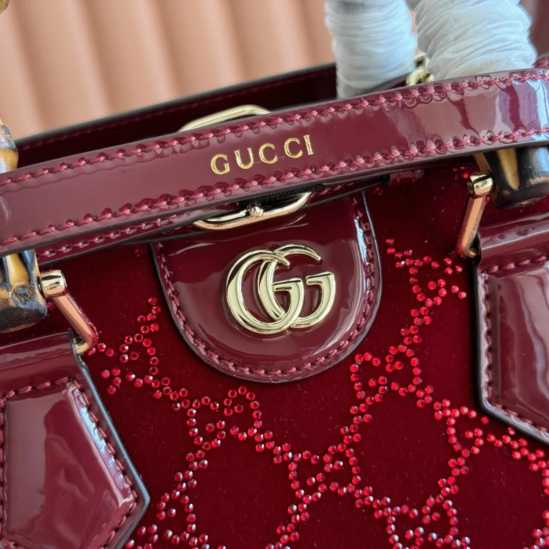 Gucci Black Lambskin Top Handle Bag product photo from LabelPicks