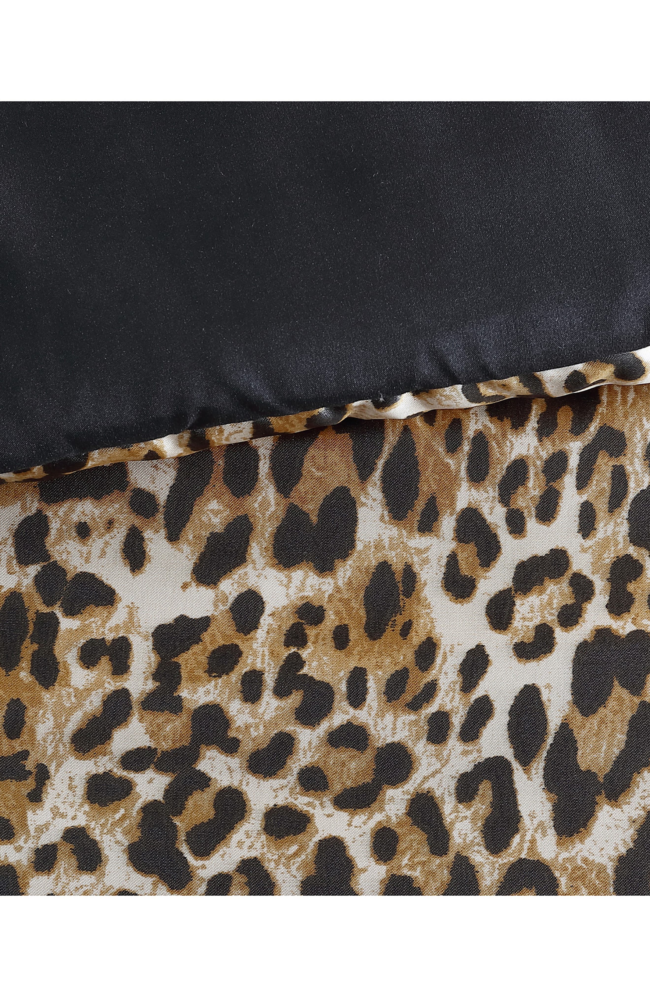 Juicy Couture Monica Leopard Print Comforter Set