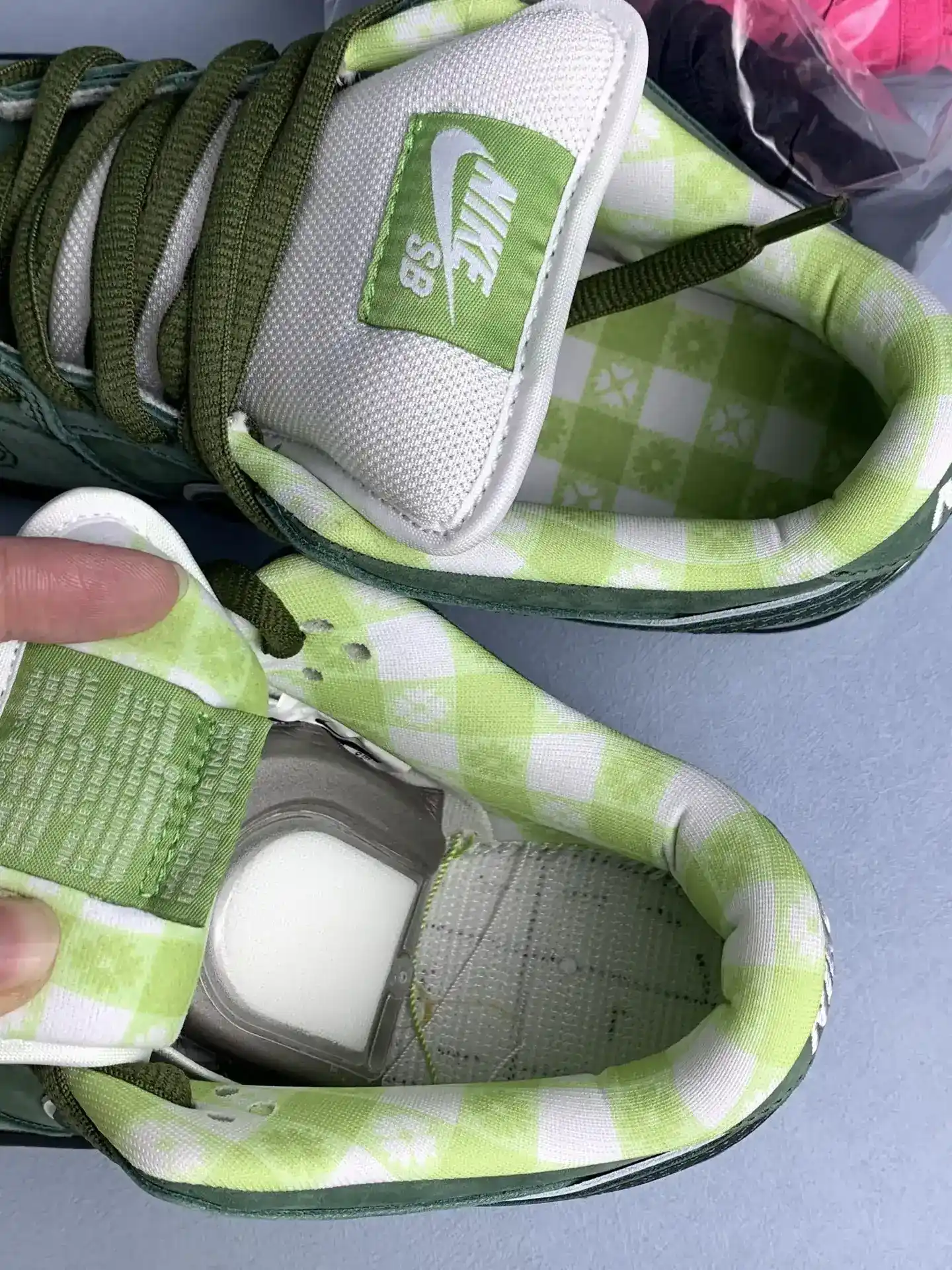 Concepts x Nike SB Dunk Low Pro OG QS “Green Lobster” - Green Stone/Legion Green/Fir product photo from LabelPicks