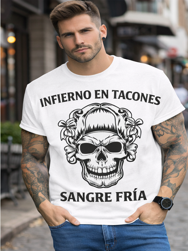 Remera “Infierno en Tacones” – Calle y Calavera