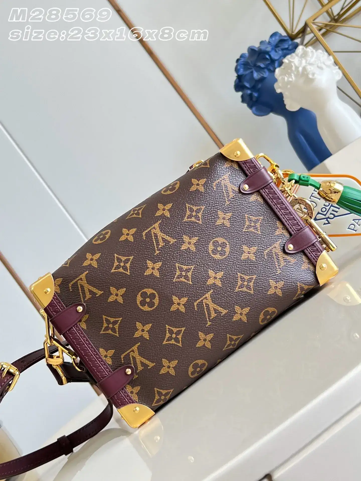 Louis Vuitton Red Canvas and Leather Top Handle Bag product photo from LabelPicks
