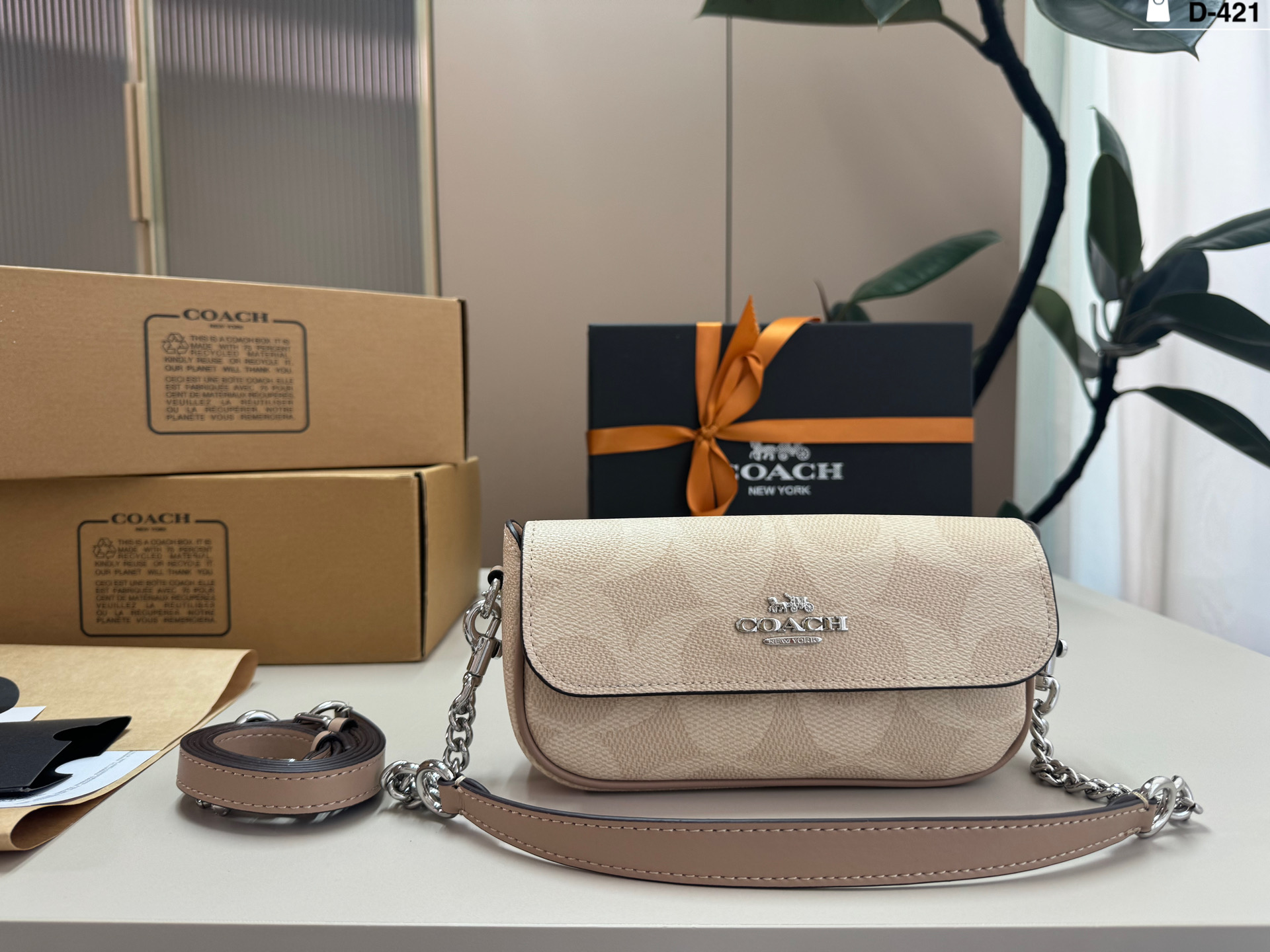 Coach Hailey Small Baguette Envelope Bag