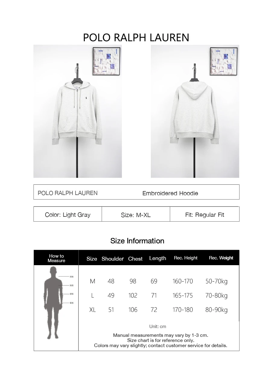 Ralph Lauren White Pony Embroidered Zip Hoodie product photo from LabelPicks