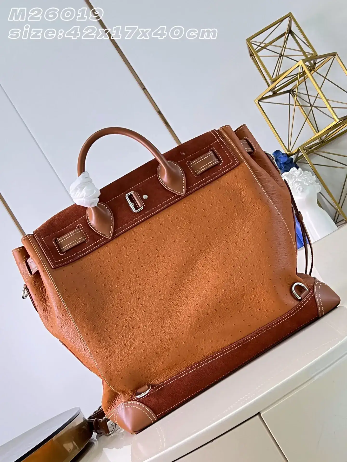 Louis Vuitton Suede Leather Tote Bag product photo from LabelPicks