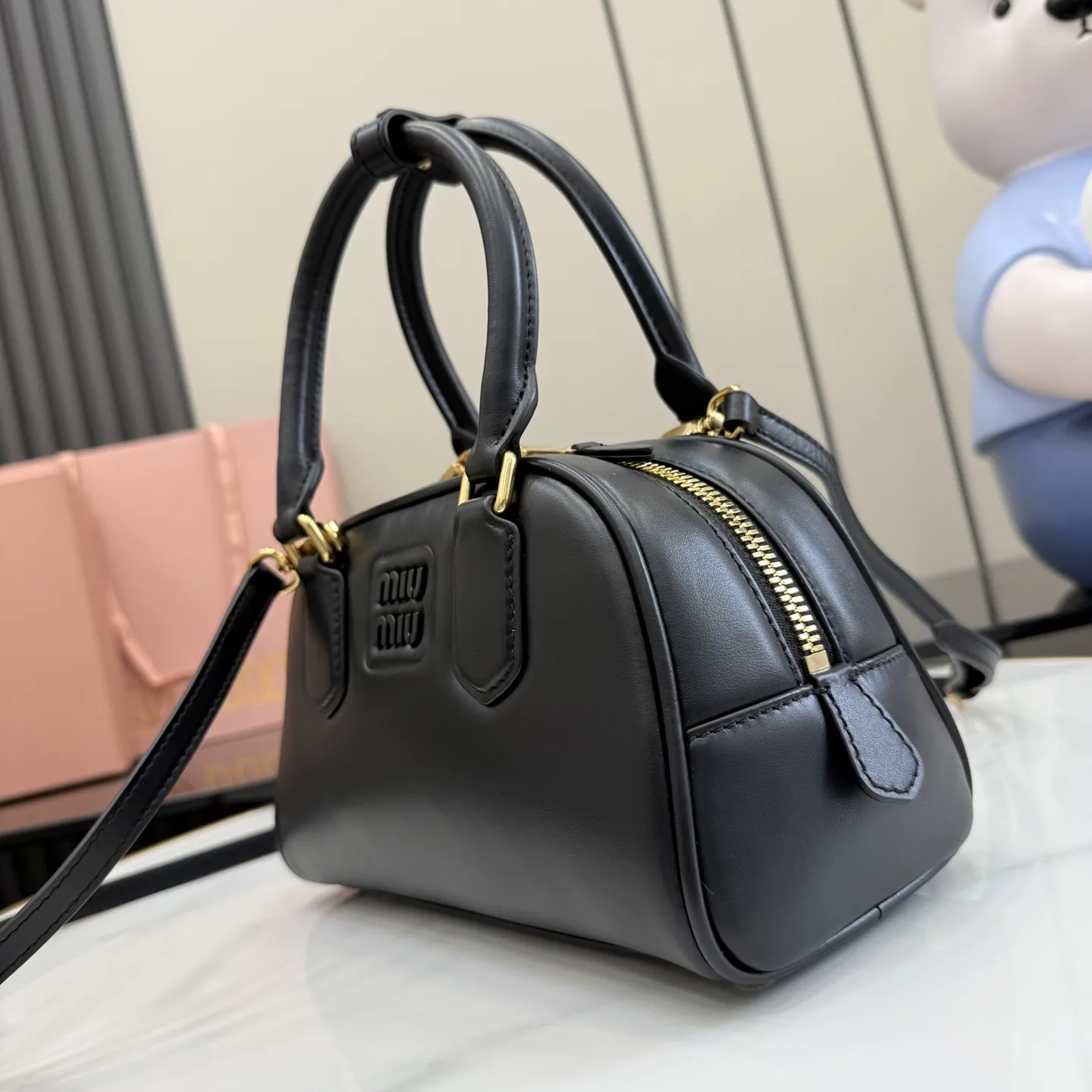 Miu Miu Black Arcadie Top Handle Bag product photo from LabelPicks
