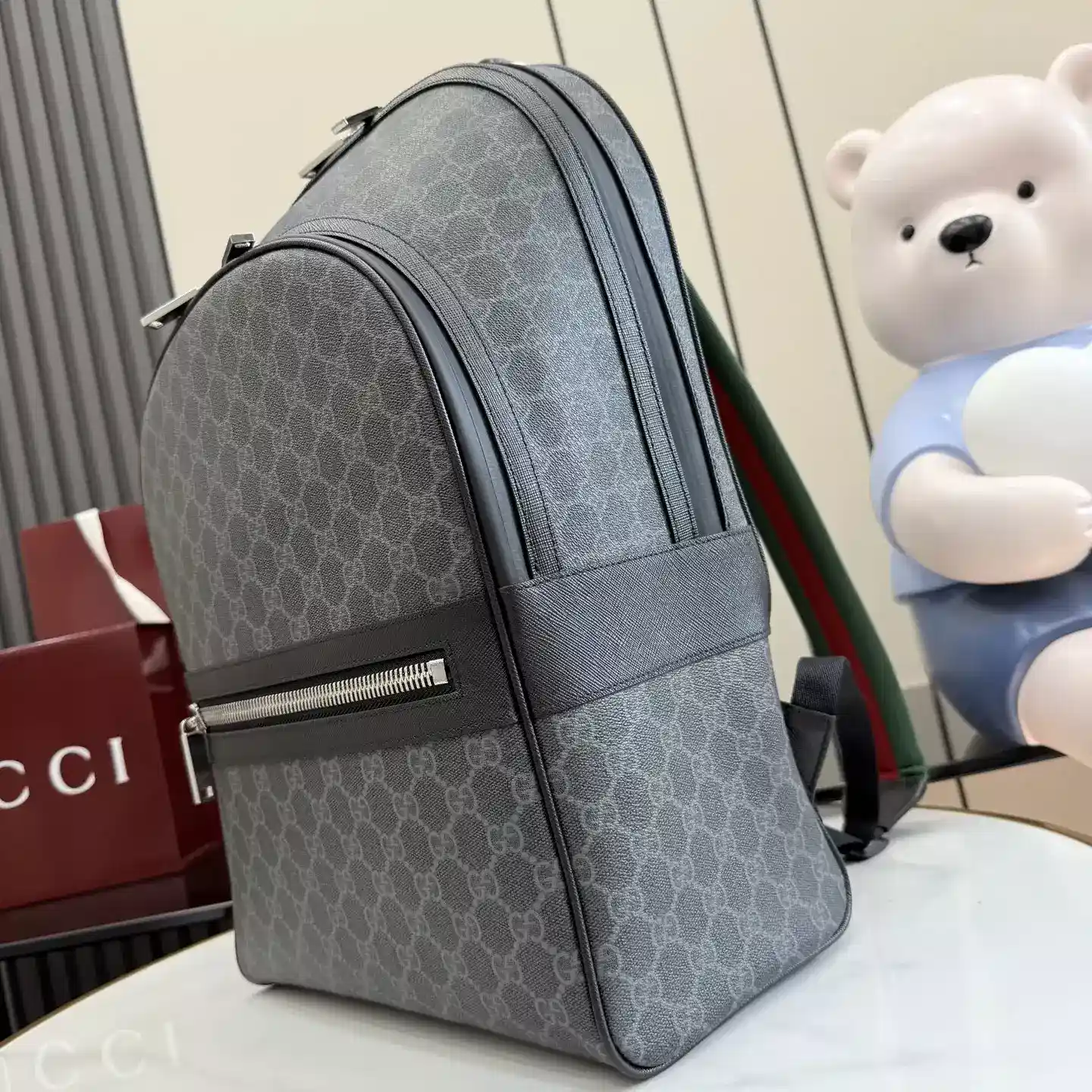 Gucci Black Nylon Backpack product photo from LabelPicks