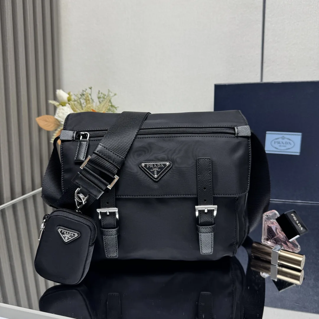 Prada Grained Leather Re-Edition Crossbody Bag product photo from LabelPicks