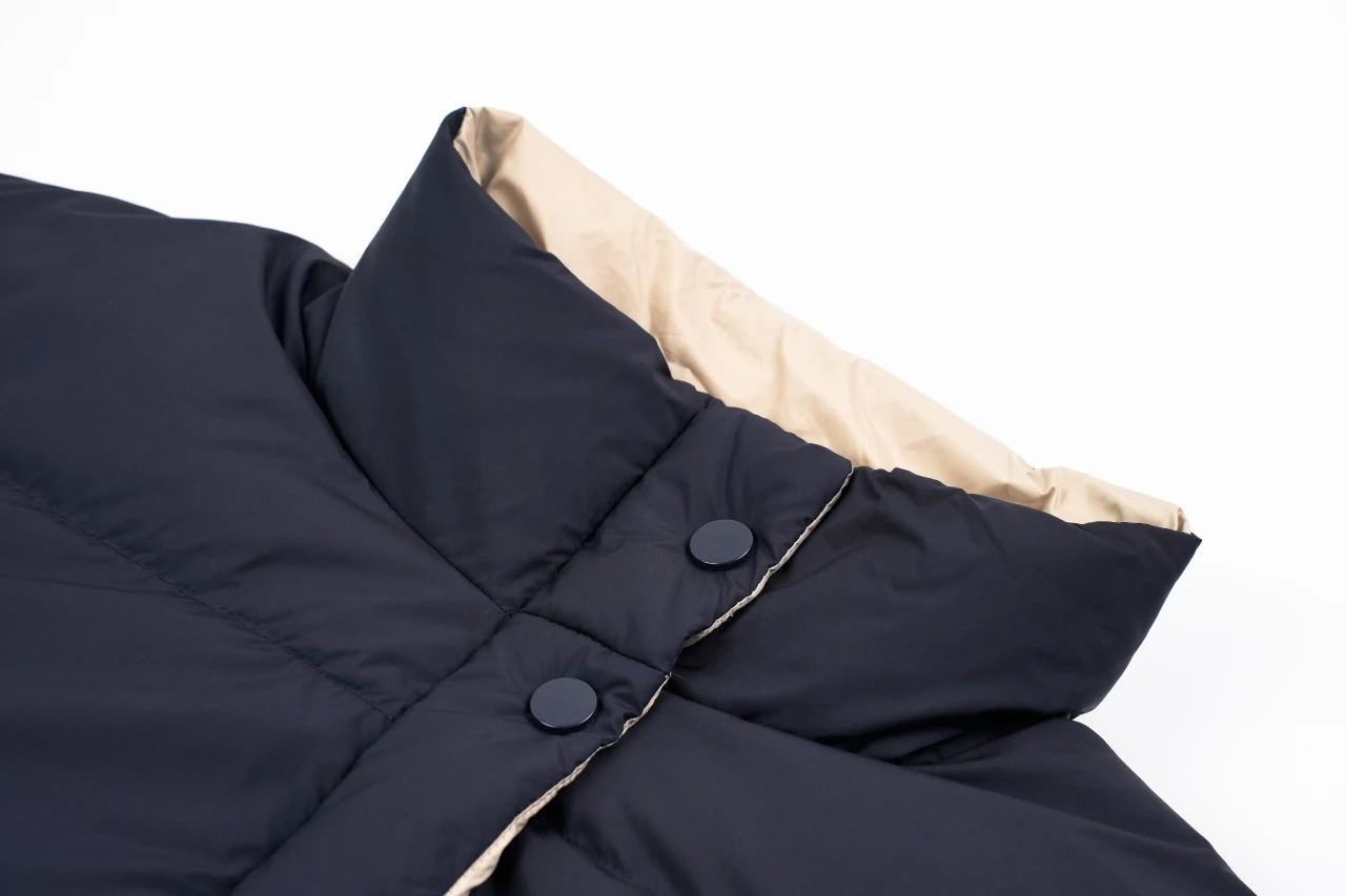 Miu Miu Navy Logo Reversible Down Jacket product photo from LabelPicks
