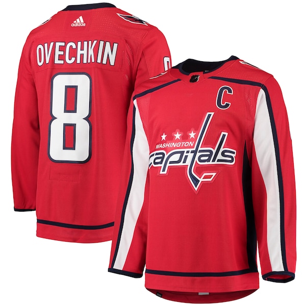 Alexander Ovechkin Washington Capitals adidas Home Primegreen Authentic Player Jersey - Red/Navy/White