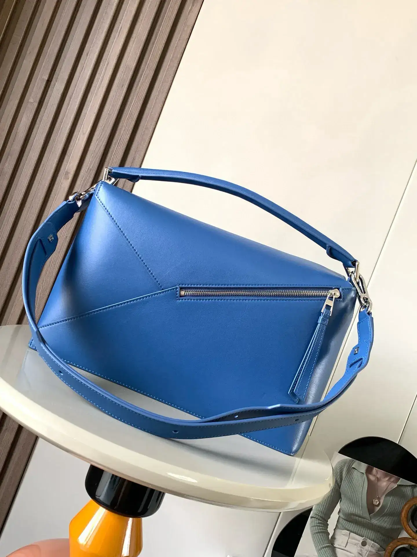 Loewe Puzzle Blue Calfskin Crossbody Bag product photo from LabelPicks