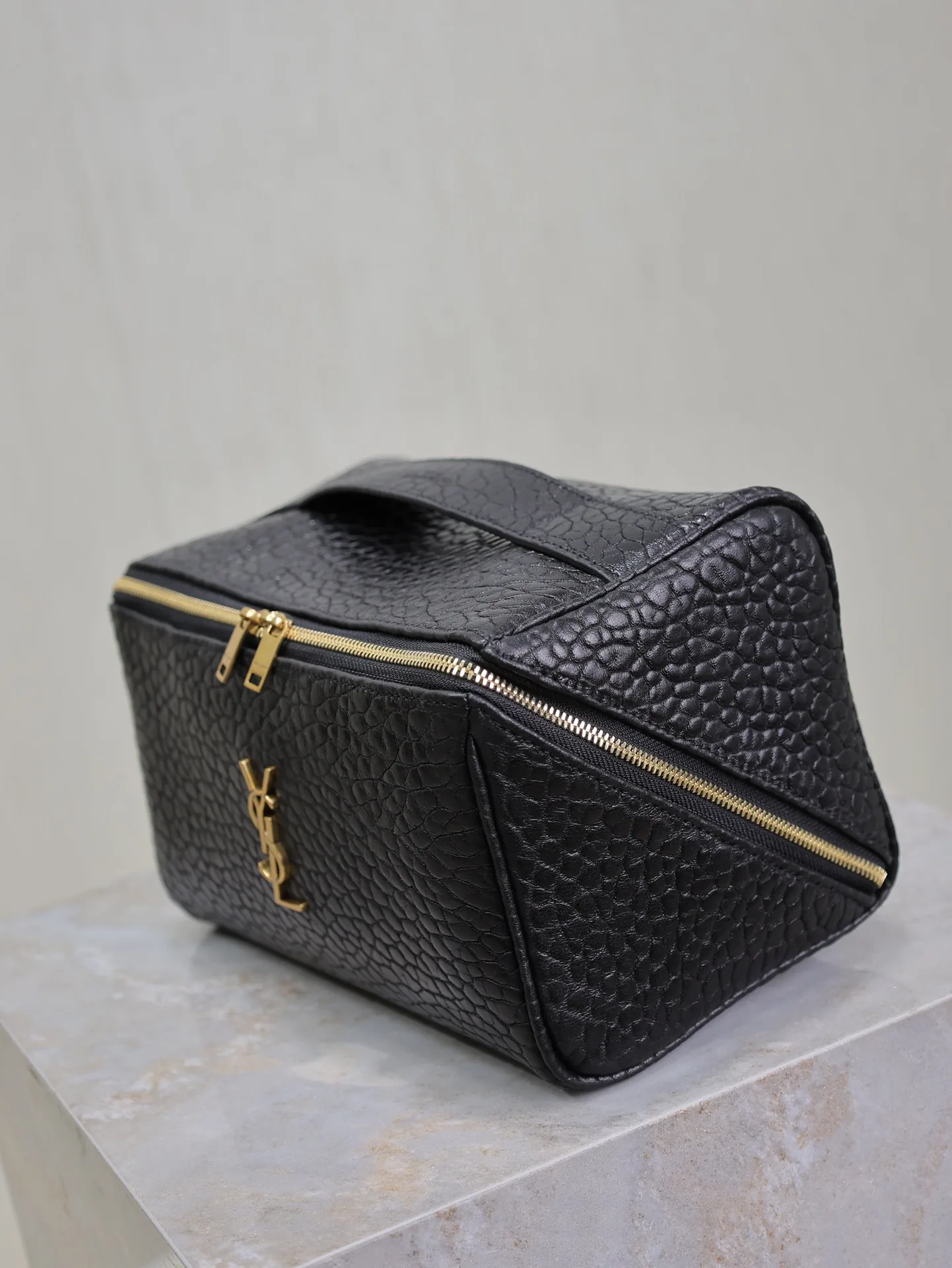 Saint Laurent Black Lambskin Top Handle Bag product photo from LabelPicks