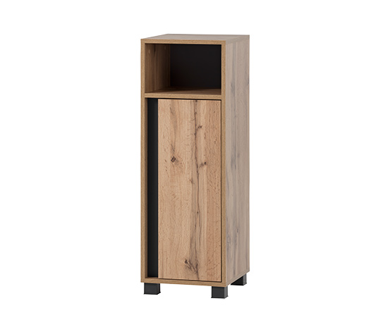 Highboard »Dex«, schwarz/eiche