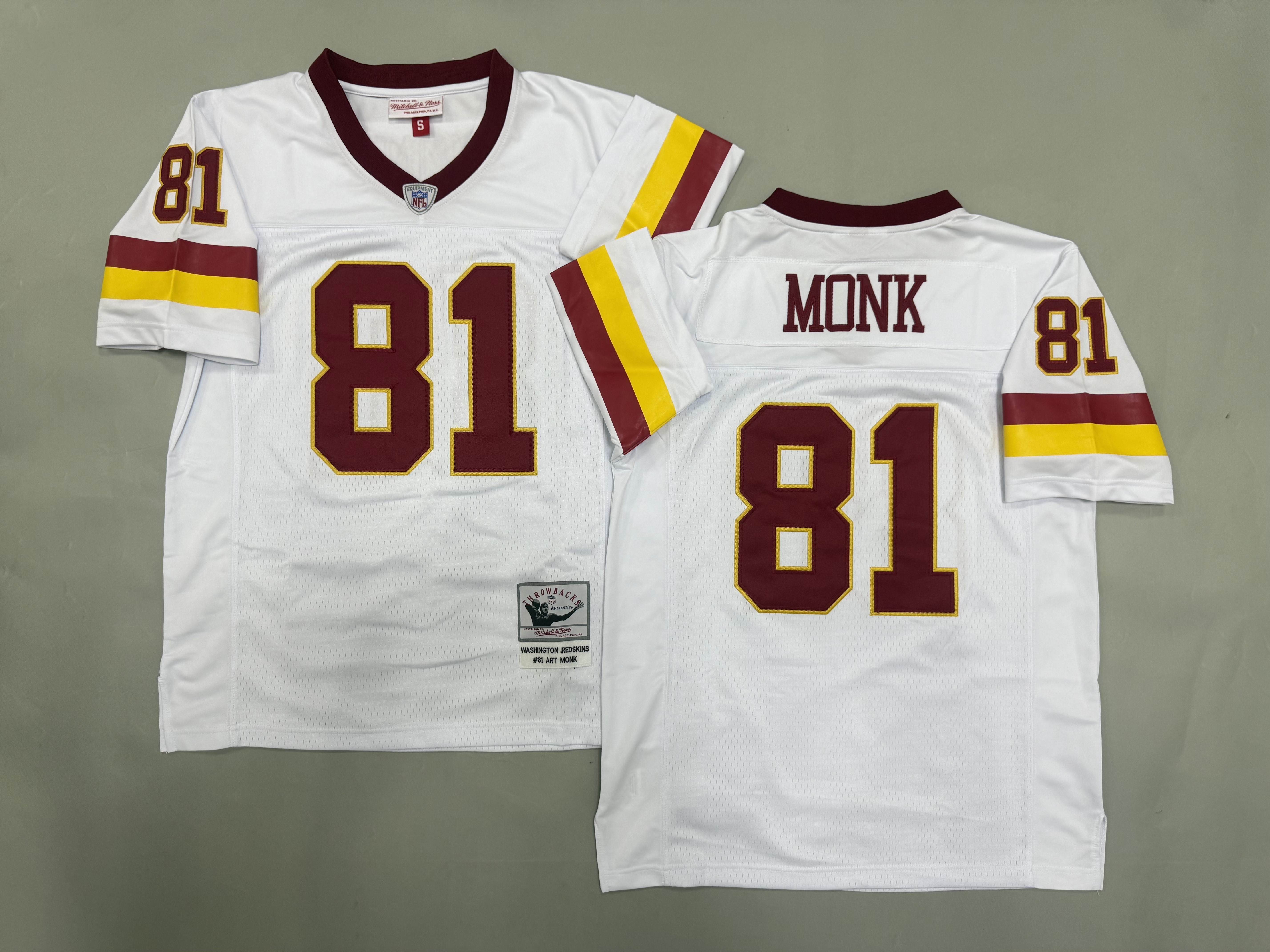 Art Monk Washington Redskins Authentic Throwback Retired Player Jersey