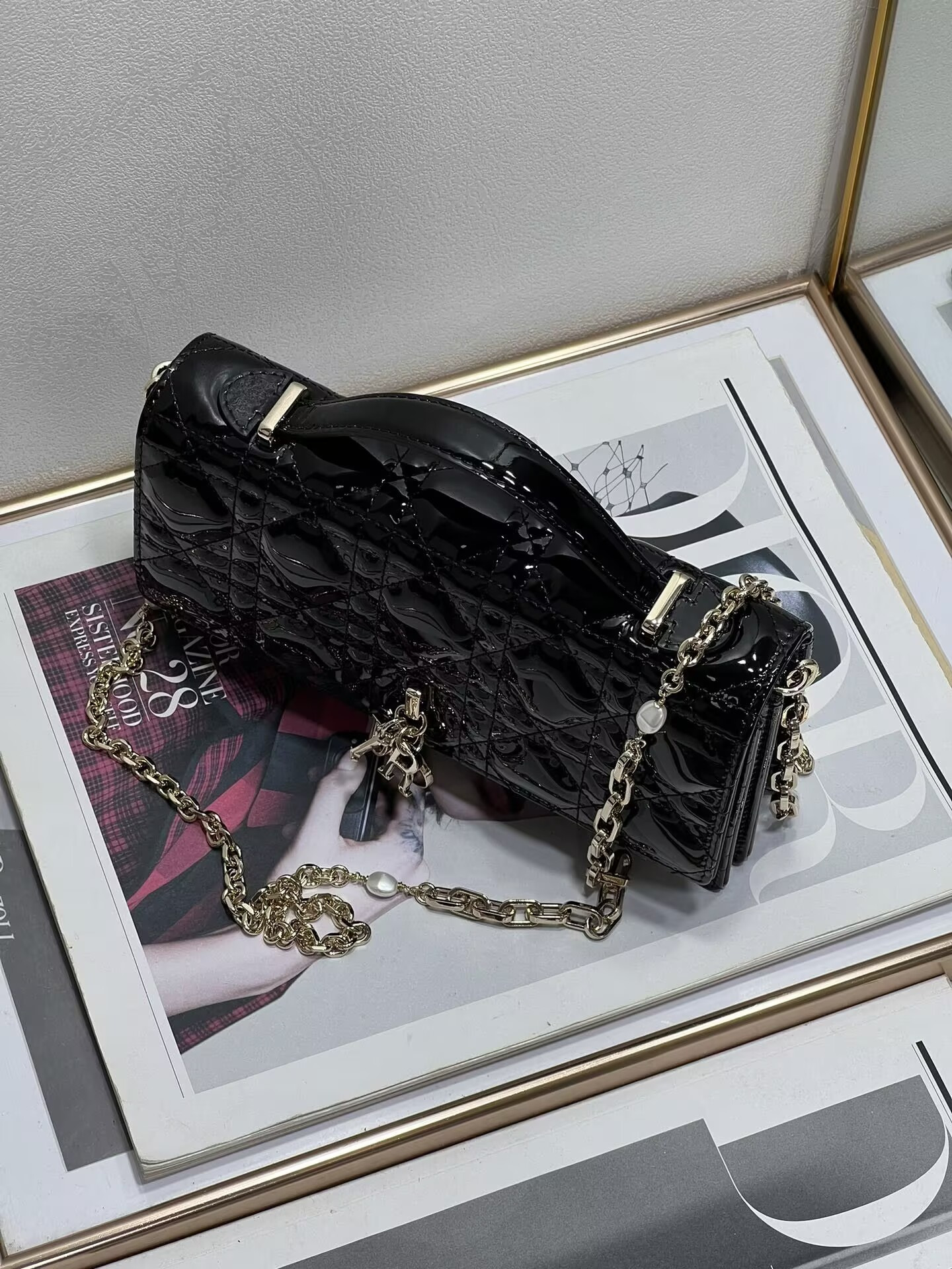 miss D*or mini handbag 21×11.5×4.5cm