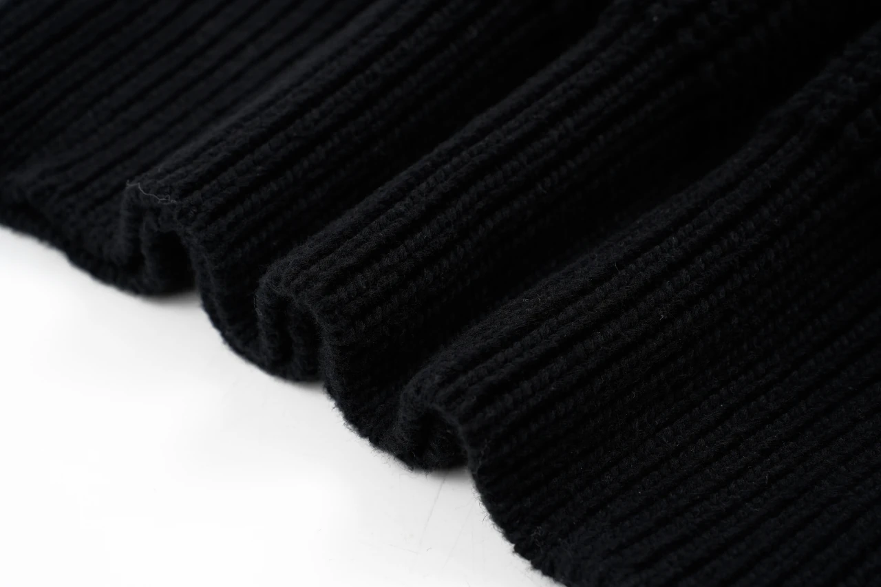 Louis Vuitton Black Crown Half Zip Pullover Sweater product photo from LabelPicks